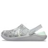Sandale Crocs LiteRide Printing Gri Verde 206491-3TO