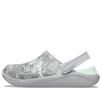 Sandale Crocs LiteRide Printing Gri Verde 206491-3TO