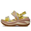 Sandale Crocs Mega Crush Retro Floral „Vanilla Cork” 208966-1LQ