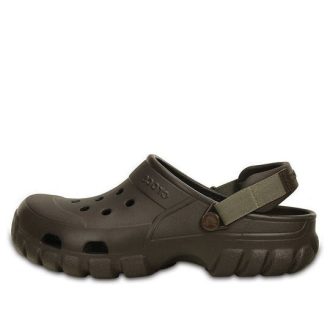 Sandale Crocs, minimaliste, rezistente la uzură, Cozy Sports, unisex, maro 202651-23B