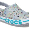 Sandale Crocs Printing Beach Unisex Gri Albastru „Grey Blue” 206232-0ES