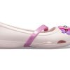 Sandale Crocs (PS) Lina Charm Flat Flowers roz pal 205529-6PI