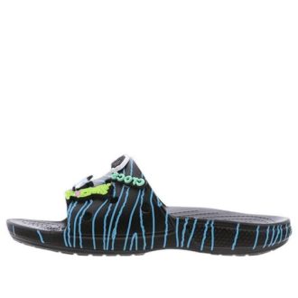 Sandale Crocs Ron English x Classic Bootlegger „Black Blue” 207526-001