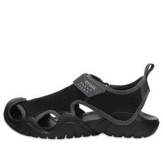 Sandale Crocs Swiftwater „Black Light Grey” 203967-02S