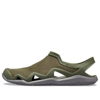 Sandale Crocs Swiftwater Mesh Wave „Army Green” 205701-3TF
