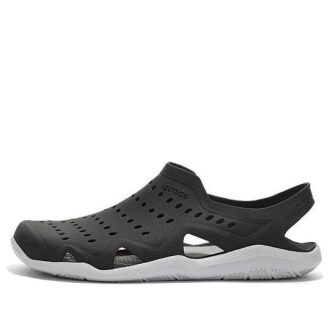 Sandale Crocs Swiftwater Wave „Wave Black Pearl White” 203963-069