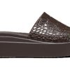 Sandale Crocs (WMNS) Brooklyn Croco Shine Slide „Espresso” 209253-206