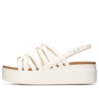 Sandale Crocs (WMNS) Brooklyn cu bretele albe 206751-159