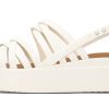 Sandale Crocs (WMNS) Brooklyn cu bretele albe 206751-159