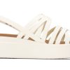 Sandale Crocs (WMNS) Brooklyn cu bretele albe 206751-159