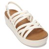 Sandale Crocs (WMNS) Brooklyn cu bretele albe 206751-159