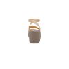 Sandale Crocs (WMNS) Brooklyn cu curea la gleznă „Cream White Brown” 209406-2DS