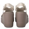 Sandale Crocs (WMNS) Brooklyn ușoare, gri ciment, „gri” 206222-16T