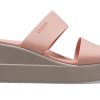Sandale Crocs (WMNS) Brooklyn ușoare roz pal 206219-6RL