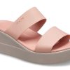 Sandale Crocs (WMNS) Brooklyn ușoare roz pal 206219-6RL
