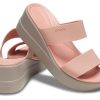 Sandale Crocs (WMNS) Brooklyn ușoare roz pal 206219-6RL