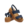 Sandale Crocs (WMNS) Brooklyn Woven Wedge „Blue Brown” 209977-410