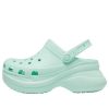 Sandale Crocs (WMNS) Classic Clog Retro cu talpă groasă, verde mentă 206302-3TI