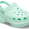 Sandale Crocs (WMNS) Classic Clog Retro cu talpă groasă, verde mentă 206302-3TI