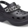Sandale Crocs (WMNS) Classic Clog Retro Negru Argintiu 206662-067 Sandale Crocs (WMNS) Classic Clog Retro Negru Argintiu 206662-067