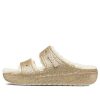 Sandale Crocs (WMNS) Classic Cozzzy Glitter „Multi Gold” 208124-93S
