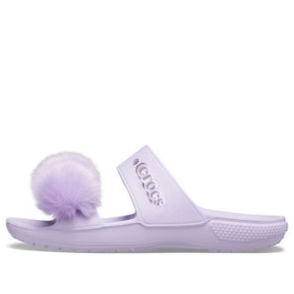 Sandale Crocs (WMNS) Classic Fur Sure Slip-On „Lilac” 207405-530