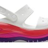 Sandale Crocs (WMNS) Classic Mega Crush „White Red Purple” 207989-94S