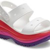 Sandale Crocs (WMNS) Classic Mega Crush „White Red Purple” 207989-94S