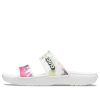 Sandale Crocs (WMNS) Classic Tie-dye Graphic „Negru Verde” 207283-94S