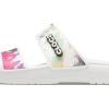 Sandale Crocs (WMNS) Classic Tie-dye Graphic „Negru Verde” 207283-94S
