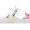 Sandale Crocs (WMNS) Classic Tie-dye Graphic „Negru Verde” 207283-94S