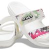 Sandale Crocs (WMNS) Classic Tie-dye Graphic „Negru Verde” 207283-94S