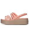 Sandale Crocs (WMNS) cu talpă groasă Cozy Fashion sport roz 206751-6RL Sandale Crocs (WMNS) cu talpă groasă Cozy Fashion sport roz 206751-6RL