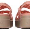 Sandale Crocs (WMNS) cu talpă groasă Cozy Fashion sport roz 206751-6RL Sandale Crocs (WMNS) cu talpă groasă Cozy Fashion sport roz 206751-6RL