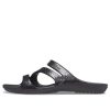 Sandale Crocs (WMNS) Kadee II cu sclipici „Negru” 207315-001
