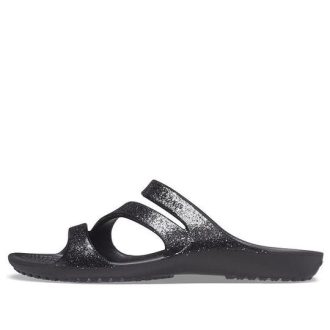 Sandale Crocs (WMNS) Kadee II cu sclipici „Negru” 207315-001