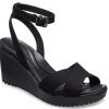 Sandale Crocs (WMNS) Leigh II cu bretele încrucișate pentru gleznă „negru” 204950-060