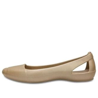 Sandale Crocs (WMNS) Minimalist Casual Plat Sport Culoare Aur 202811-710