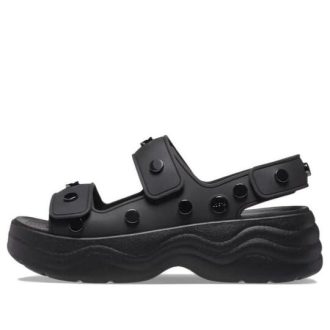 Sandale Crocs (WMNS) Skyline cu borne „Negru” 209025-001