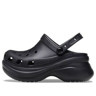 Sandale Crocs (WMNS) Small Whale Retro Crocs cu talpă groasă 206302-001