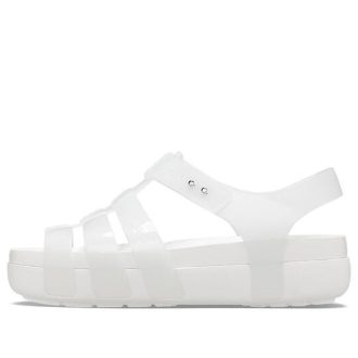 Sandale Crocs (WMNS) Splash Glossy Fisherman „Alb” 209267-100