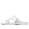 Sandale Crocs (WMNS) Swiftwater Crocs Casual Multicolor Tie Dye „Albe” 206894-928