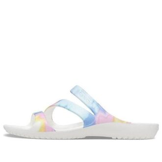 Sandale Crocs (WMNS) Swiftwater Crocs Casual Multicolor Tie Dye „Albe” 206894-928