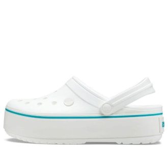 Sandale Crocs (WMNS) ușoare, confortabile, în aer liber, pentru plajă, alb, albastru, „alb albastru” 205434-1E0