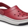 Sandale Crocsband Full Force cu talpă groasă Roșu Alb 206122-6RU