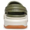 Sandale Crocsband Full Force cu talpă groasă, verzi, unisex 206122-34E