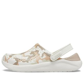 Sandale cu imprimare camuflaj Crocs LiteRide Bej 206491-1CN