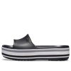 Sandale cu platformă Crocs Crocband „Black Grey White” 205693-001