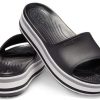 Sandale cu platformă Crocs Crocband „Black Grey White” 205693-001