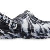 Sandale de exterior Crocs (WMNS) Classic Lined Clog „Marbled White Black” 207180-103
